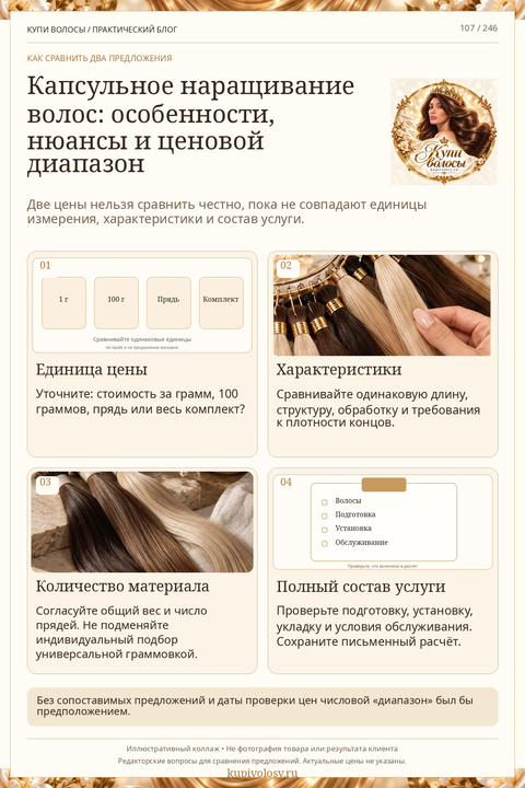 Иллюстрация к статье «Капсульное наращивание волос: как проходит путь от идеи до ухода» — вариант 4