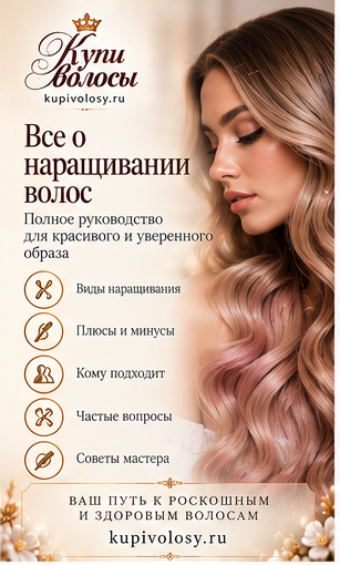 Иллюстрация к статье «Всё о наращивании волос: с чего начать знакомство с процедурой» — вариант 1