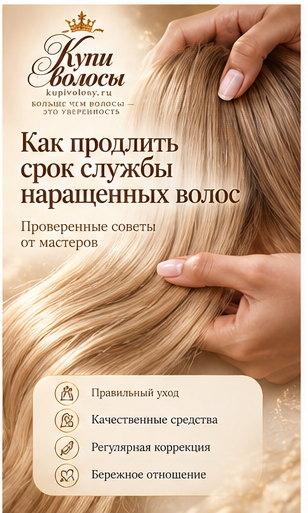 Иллюстрация к статье «Как продлить срок использования наращённых волос: уход вместо рекорда носки»