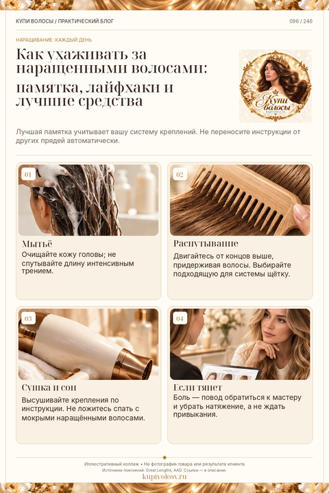 Иллюстрация к статье «Памятка по наращиванию: полезные привычки без сомнительных лайфхаков»
