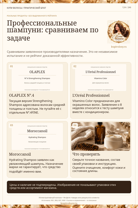 Иллюстрация к статье «Профессиональные шампуни: сравниваем назначение, а не придумываем рейтинг»