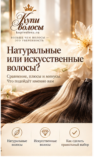 Иллюстрация к статье «Натуральные или искусственные волосы: выбираем материал под использование»