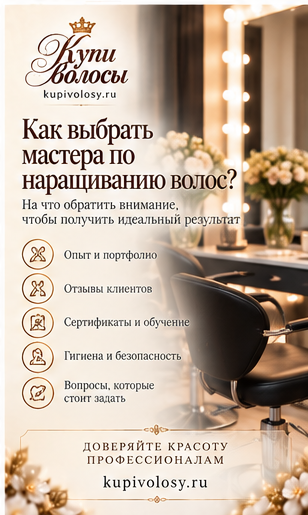Иллюстрация к статье «Как выбрать мастера по наращиванию волос: проверка до записи» — вариант 2