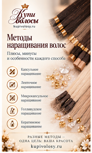 Иллюстрация к статье «Методы наращивания волос: как разобраться в названиях без путаницы»