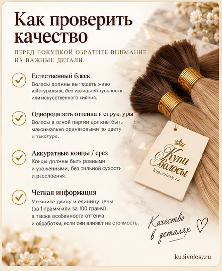 Иллюстрация к статье «Как проверить качество волос перед покупкой: вопросы и осмотр»