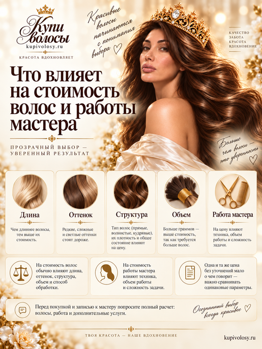 Иллюстрация к статье «Что влияет на стоимость волос и работы мастера: разбираем предложение по частям»