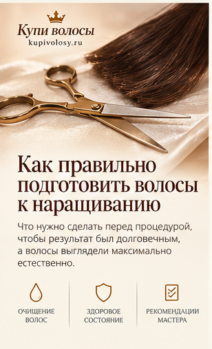 Иллюстрация к статье «Подготовка к наращиванию волос: что сделать до визита»