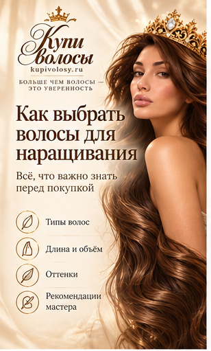 Иллюстрация к статье «Как выбрать волосы для наращивания: десять вопросов перед покупкой» — вариант 3