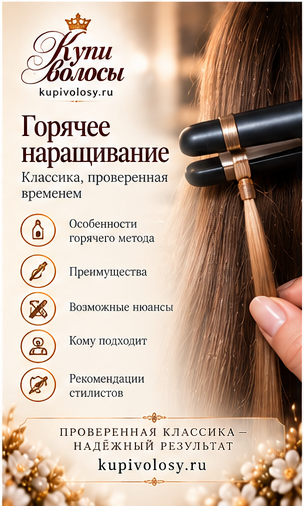 Иллюстрация к статье «Горячее наращивание: что означает нагрев и что спросить до процедуры»