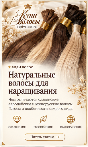 Иллюстрация к статье «Натуральные волосы для наращивания: какие сведения нужны перед покупкой»