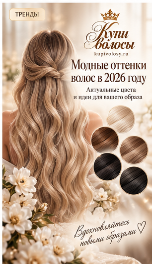 Иллюстрация к статье «Оттенки волос в подборке 2026 года: как выбрать идею для своего образа»