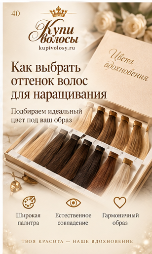 Иллюстрация к статье «Как выбрать оттенок дополнительных волос: проверка до наращивания»