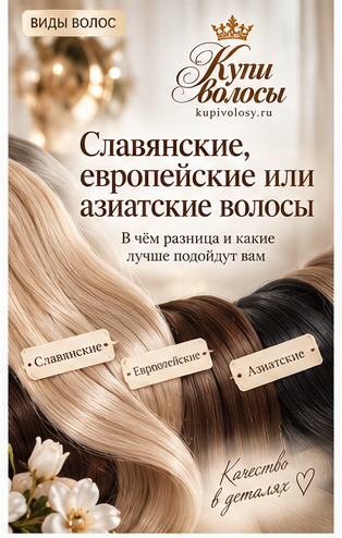 Иллюстрация к статье «Славянские, европейские или азиатские волосы: как сравнивать без стереотипов»