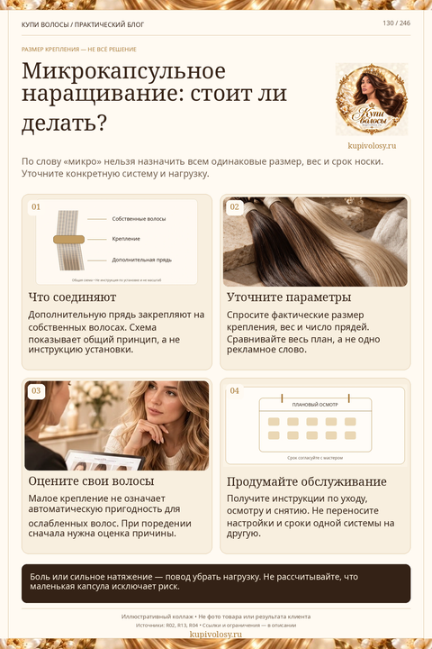 Иллюстрация к статье «Микрокапсульное наращивание: почему размер крепления — только часть решения» — вариант 3