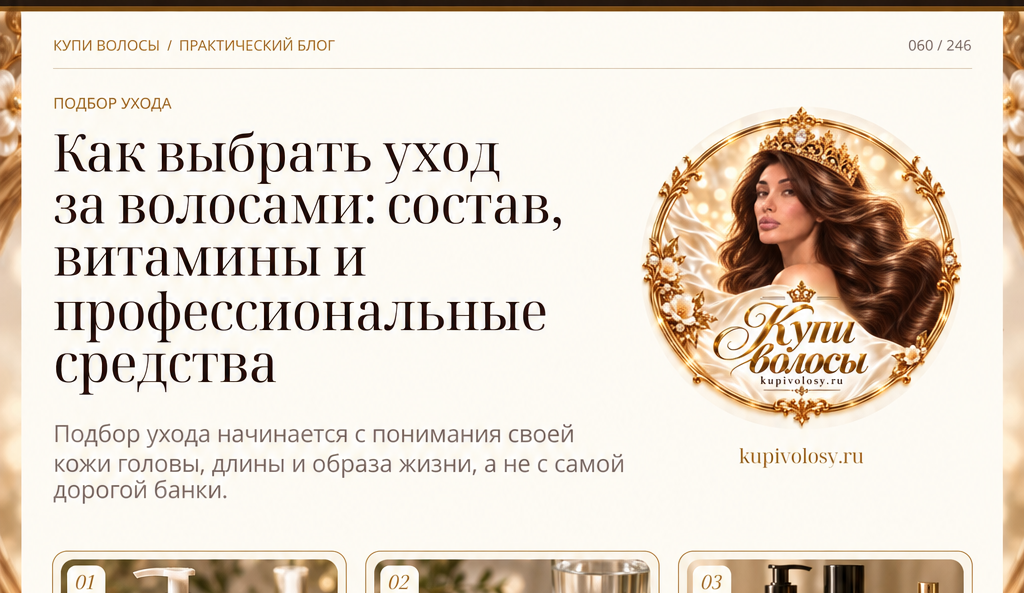 Иллюстрация к статье «Как выбрать уход за волосами: состав, добавки и реальная задача»