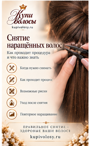 Иллюстрация к статье «Снятие наращённых волос: что важно знать до процедуры» — вариант 5
